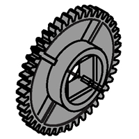 3. GEAR - TRAY (172) / MPN -1477020